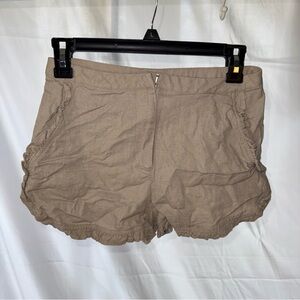 BP. Linen blend ruffle shorts size S